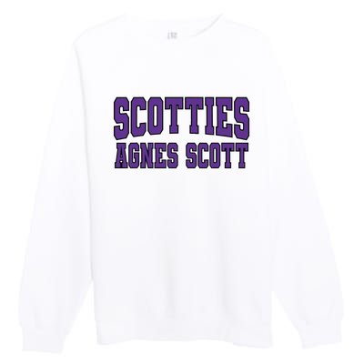 Scotties Agnes Scottt Premium Crewneck Sweatshirt