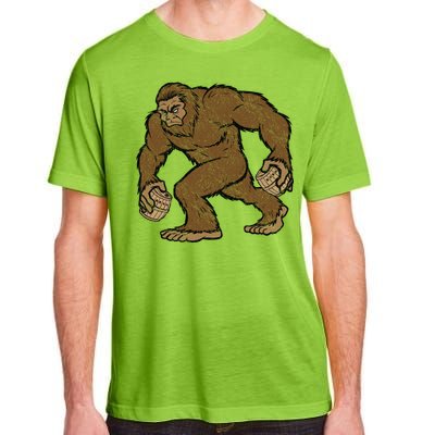 Sasquatch Bigfoot With Beer Kegs Adult ChromaSoft Performance T-Shirt