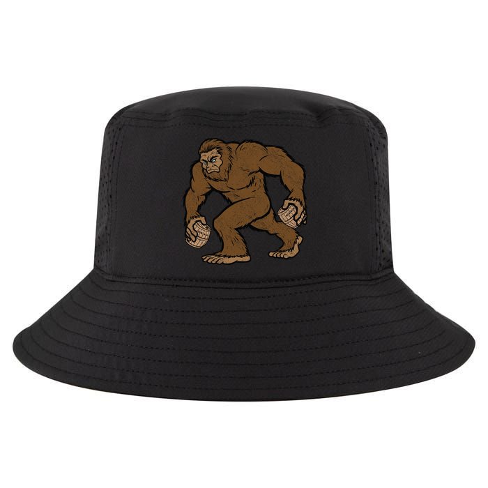 Sasquatch Bigfoot With Beer Kegs Cool Comfort Performance Bucket Hat