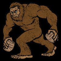 Sasquatch Bigfoot With Beer Kegs Sweatshirt
