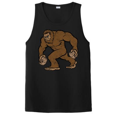 Sasquatch Bigfoot With Beer Kegs PosiCharge Competitor Tank