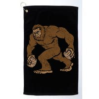 Sasquatch Bigfoot With Beer Kegs Golf Towel