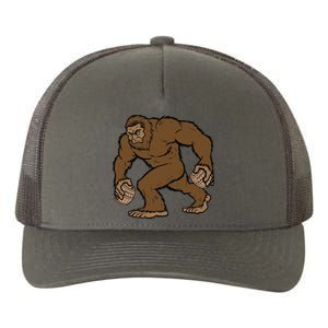 Sasquatch Bigfoot With Beer Kegs Yupoong Adult 5-Panel Trucker Hat