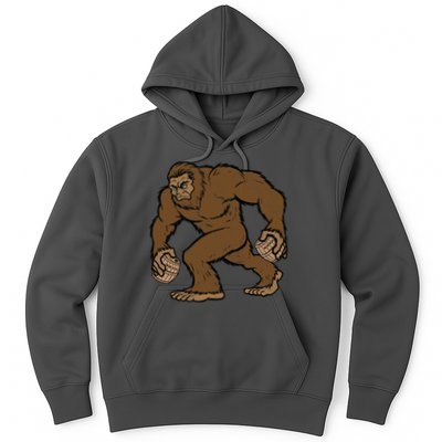 Sasquatch Bigfoot With Beer Kegs Hoodie