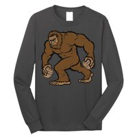 Sasquatch Bigfoot With Beer Kegs Long Sleeve Shirt