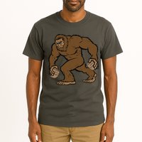 Sasquatch Bigfoot With Beer Kegs Tall T-Shirt