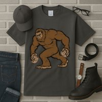 Sasquatch Bigfoot With Beer Kegs Tall T-Shirt