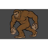 Sasquatch Bigfoot With Beer Kegs Bumper Sticker