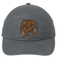 Sasquatch Bigfoot With Beer Kegs 7-Panel Snapback Hat