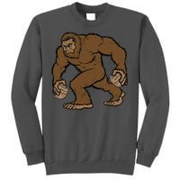 Sasquatch Bigfoot With Beer Kegs Tall Sweatshirt