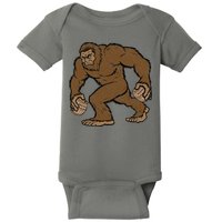 Sasquatch Bigfoot With Beer Kegs Baby Bodysuit