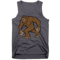 Sasquatch Bigfoot With Beer Kegs Tank Top