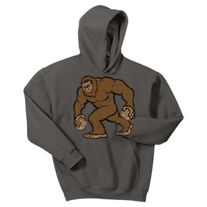 Sasquatch Bigfoot With Beer Kegs Kids Hoodie