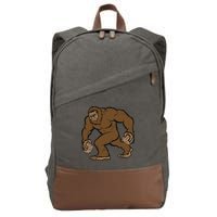 Sasquatch Bigfoot With Beer Kegs Cotton Canvas Backpack