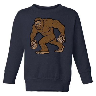 Sasquatch Bigfoot With Beer Kegs Toddler Sweatshirt