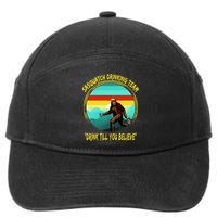 Sasquatch Drinking Team Drink Till You Believe 7-Panel Snapback Hat