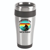 Sasquatch Drinking Team Drink Till You Believe 16oz Travel Tumbler