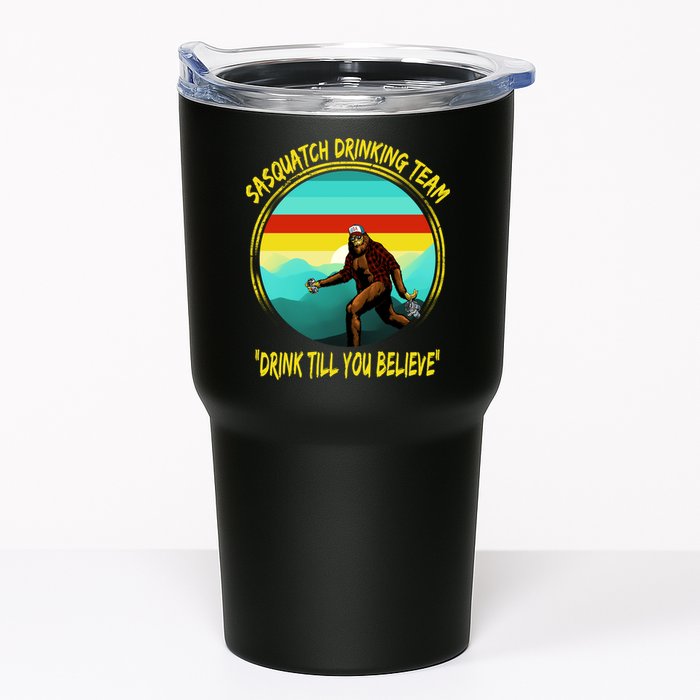 Sasquatch Drinking Team Drink Till You Believe Tumbler