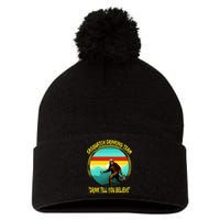 Sasquatch Drinking Team Drink Till You Believe Pom Pom 12in Knit Beanie