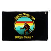 Sasquatch Drinking Team Drink Till You Believe Grommeted Golf Towel