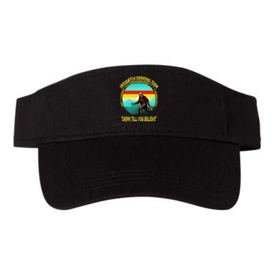 Sasquatch Drinking Team Drink Till You Believe Valucap Bio-Washed Visor