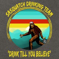 Sasquatch Drinking Team Drink Till You Believe Cotton Canvas Backpack
