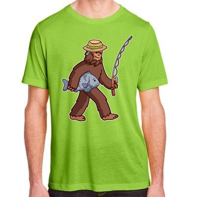 Sasquatch Gone Fishing Adult ChromaSoft Performance T-Shirt