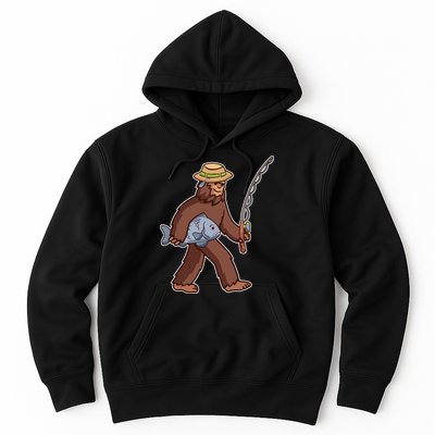 Sasquatch Gone Fishing Hoodie