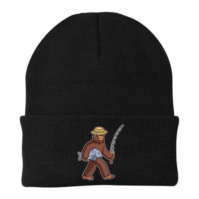Sasquatch Gone Fishing Beanie
