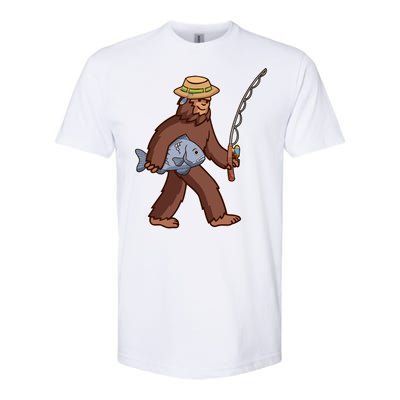 Sasquatch Gone Fishing Softstyle® CVC T-Shirt