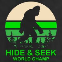 Sasquatch Hide And Seek World Champion Garment-Dyed Fleece Hoodie