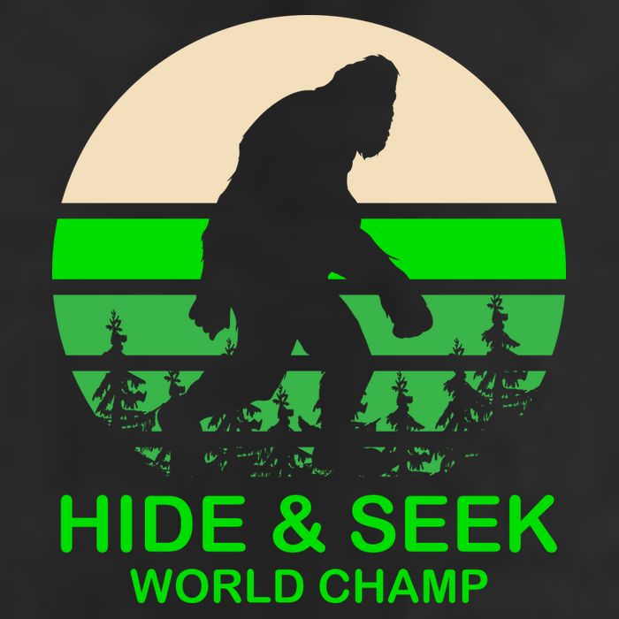 Sasquatch Hide And Seek World Champion Garment-Dyed Fleece Hoodie