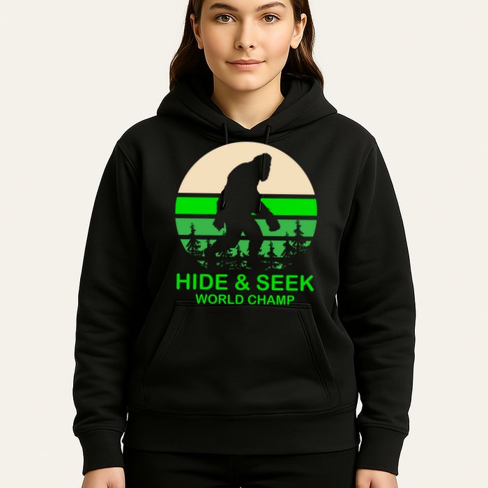 Sasquatch Hide And Seek World Champion Hoodie