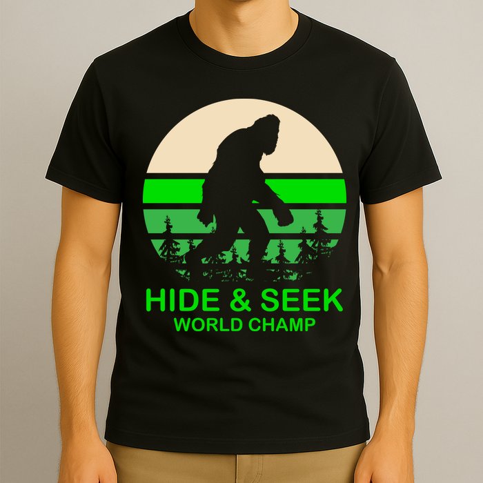 Sasquatch Hide And Seek World Champion T-Shirt