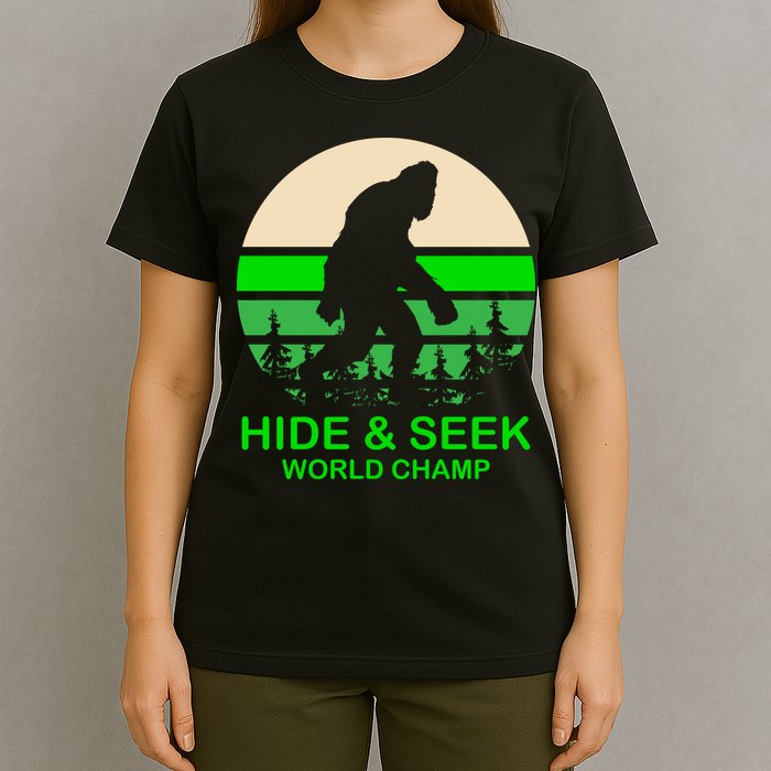 Sasquatch Hide And Seek World Champion T-Shirt
