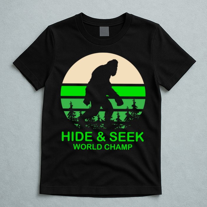 Sasquatch Hide And Seek World Champion T-Shirt