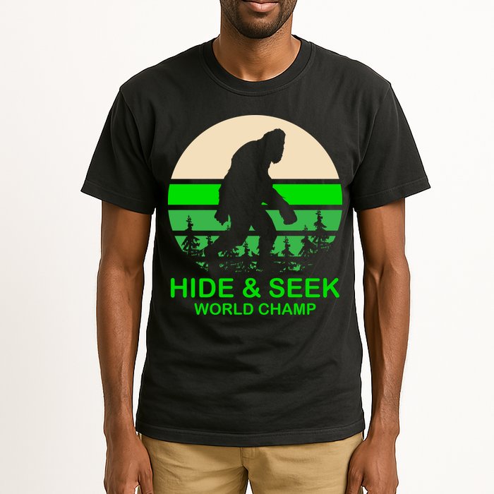 Sasquatch Hide And Seek World Champion Tall T-Shirt