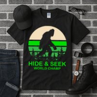 Sasquatch Hide And Seek World Champion Tall T-Shirt