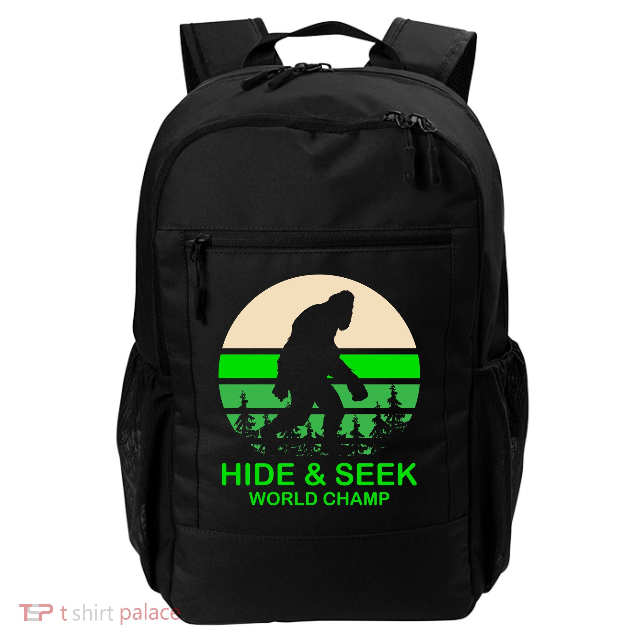 Sasquatch Hide And Seek World Champion Daily Commute Backpack