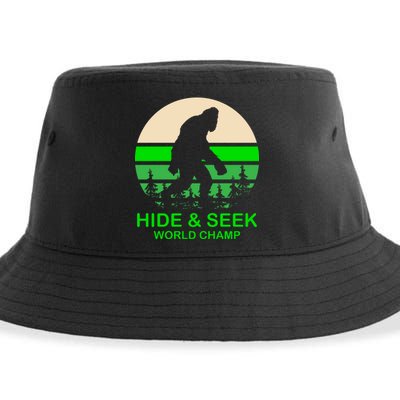 Sasquatch Hide And Seek World Champion Sustainable Bucket Hat