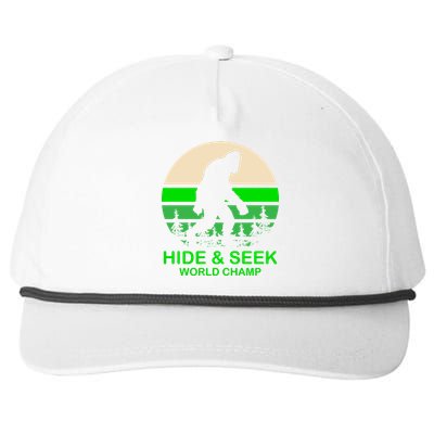 Sasquatch Hide And Seek World Champion Snapback Five-Panel Rope Hat