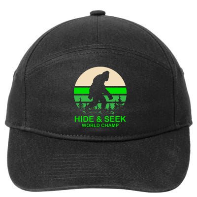 Sasquatch Hide And Seek World Champion 7-Panel Snapback Hat