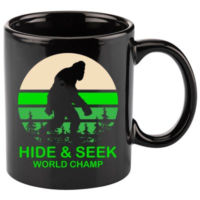 Sasquatch Hide And Seek World Champion 11oz C Handle Ceramic Mug