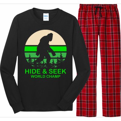 Sasquatch Hide And Seek World Champion Long Sleeve Pajama Set