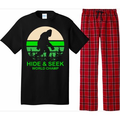 Sasquatch Hide And Seek World Champion Pajama Set