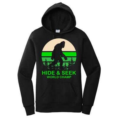 Sasquatch Hide And Seek World Champion Women's Pullover Hoodie