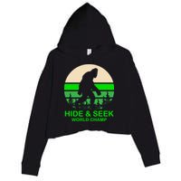 Sasquatch Hide And Seek World Champion Crop Fleece Hoodie