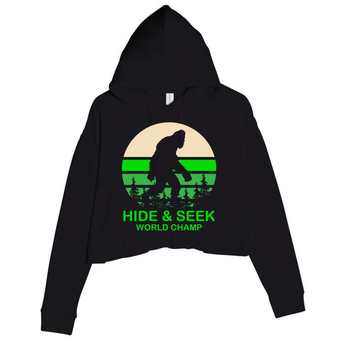 Sasquatch Hide And Seek World Champion Crop Fleece Hoodie