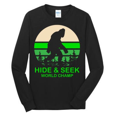 Sasquatch Hide And Seek World Champion Tall Long Sleeve T-Shirt