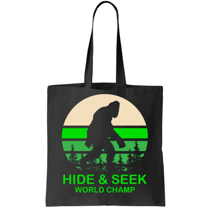 Sasquatch Hide And Seek World Champion Tote Bag